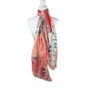 Pretty Persuasions Patchwork Design with Floral Pattern Scarf
